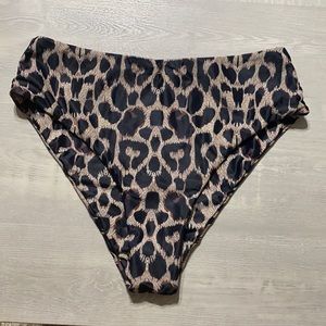 High waisted cheetah print bottoms
